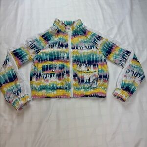 Girls Colorful Tie-Dye Track Suit
